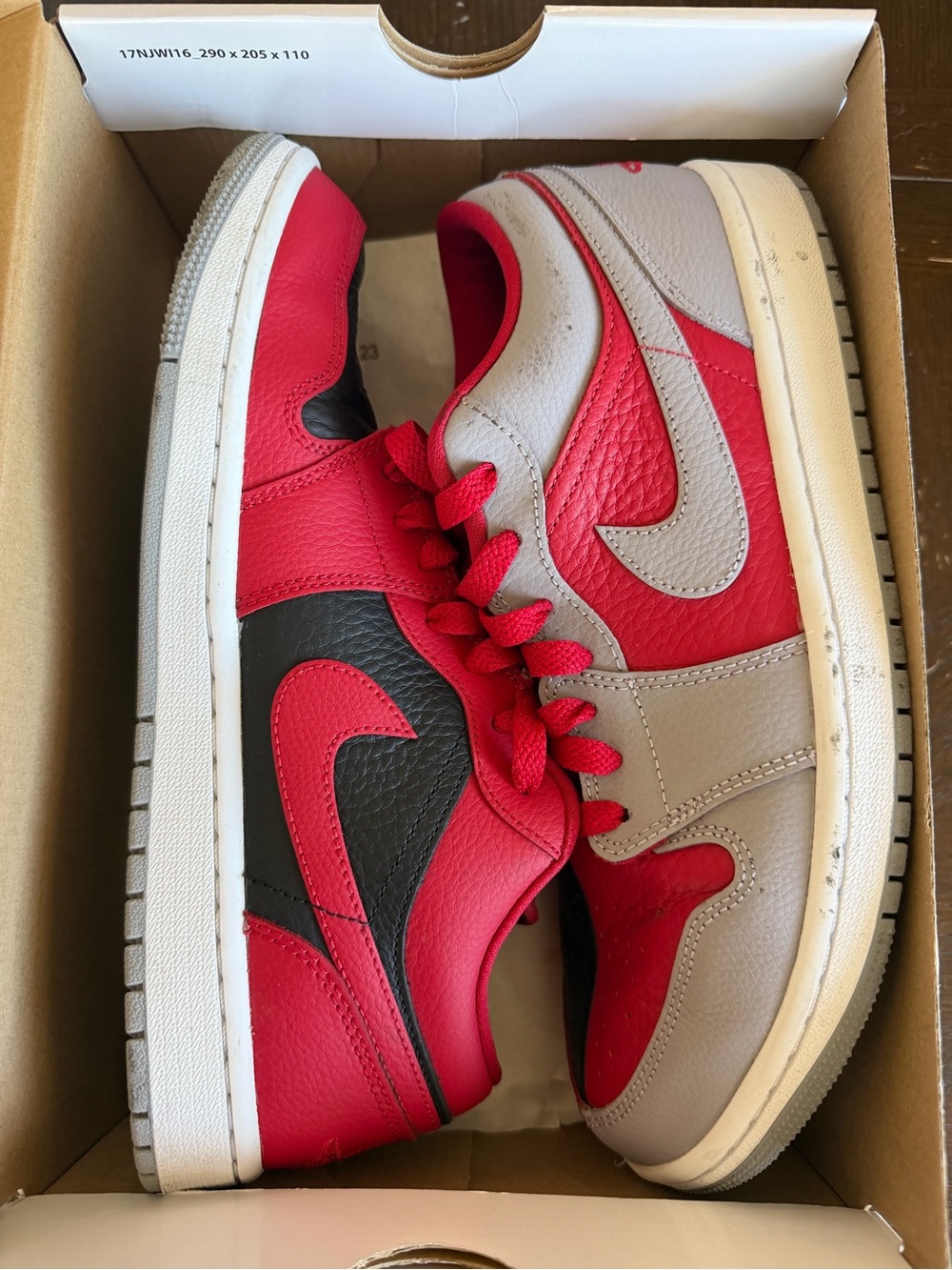 Jordan 1 Low SE in White, Gray & Black
